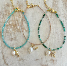 LUNA SHINE BRACELET [PEACH MOONSTONE]