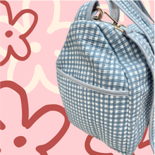 THE CARRY ALL DUFFLE BAG [FINE BLUE GINGHAM]