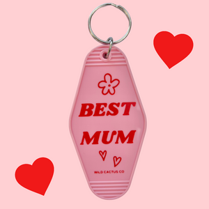 BEST MUM KEYRING