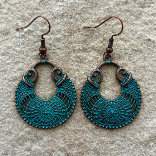 TRIBAL MANDALA EARRINGS