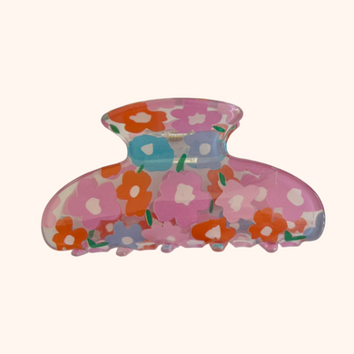 FLOWER CLOUD HAIR CLIP [PINK]