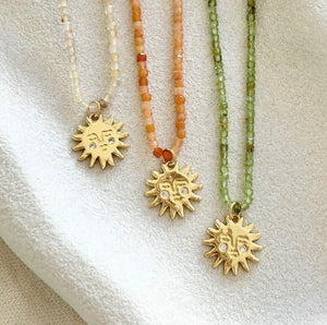 SOL MATE NECKLACE [CITRINE]