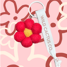 FLOWER MARKET KEYRING [RED]