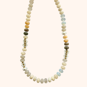 FLOWER GARDEN NECKLACE [PEACH]