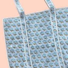 THE WEEKENDER TOTE [HYDRANGEA BLUE]