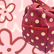 THE CARRY ALL DUFFLE BAG [CHOC-NANA POLKA DOTS]