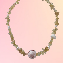 SUNRISE SHELL CRYSTAL NECKLACE [CITRINE]