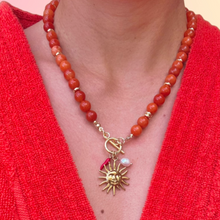 SPICY SOL BEADED NECKLACE [ORANGE]