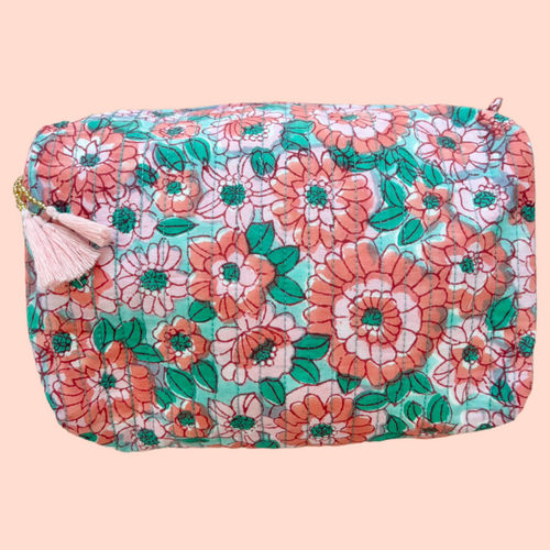 INDIE COSMETIC BAG [ZINNIA]