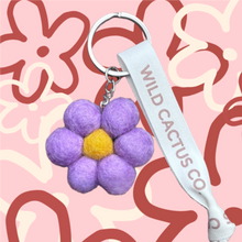 FLOWER MARKET KEYRING [PURPLE]