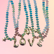 BUBBLE INITIAL BEADED NECKLACE [A-Z] *MADE TO ORDER*