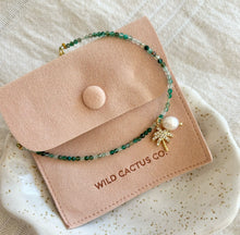 TROPICANA BRACELET [GREEN AGATE]
