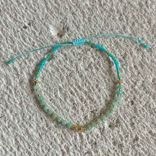 PALM COVE BRACELET [AMAZONITE]