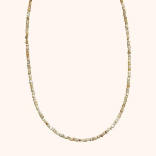 PEBBLE BEACH NECKLACE [SHELL]