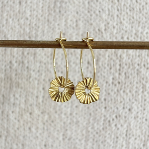 CIRCLE OF LOVE EAR HOOPS
