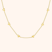 CHAIN OF HEARTS NECKLACE