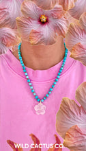 ISLAND BLOOM NECKLACE [TURQUOISE]