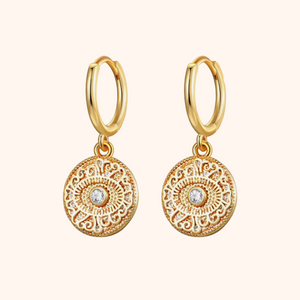 EYES OF SHELA EAR HOOPS