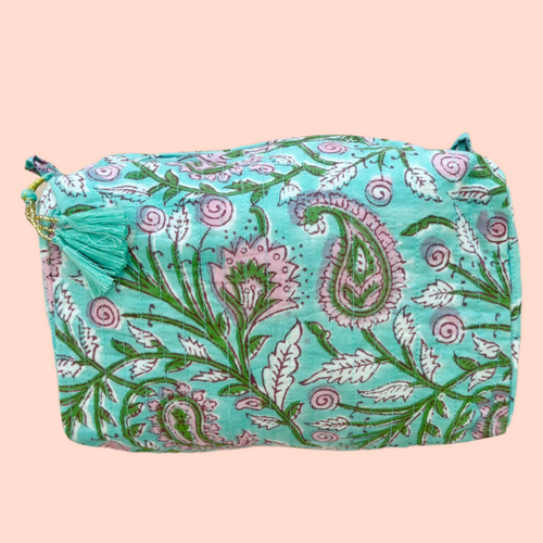 INDIE COSMETIC BAG [BOHO PAISLEY]