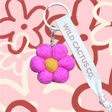 FLOWER MARKET KEYRING [PINK]