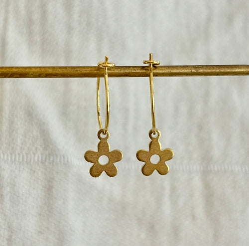 BLOSSOM EAR HOOPS
