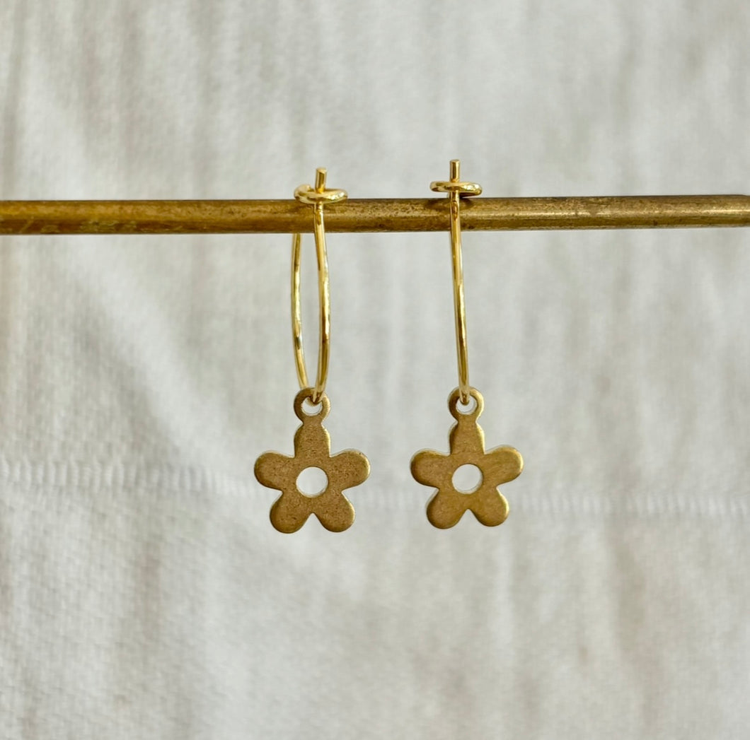 BLOSSOM EAR HOOPS