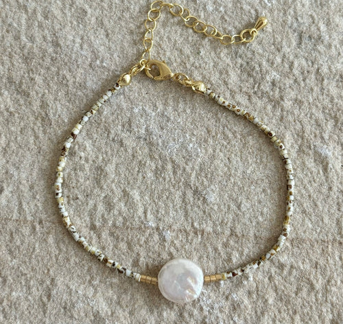 ISLAND TIME BRACELET [SPECKLE IVORY]