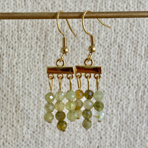 DIVINE EARRINGS [YELLOW QUARTZ]