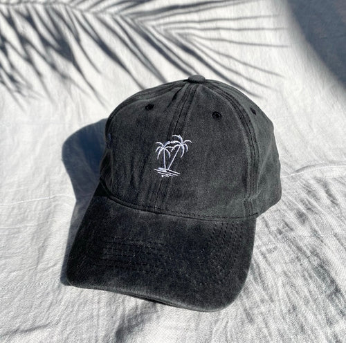 WHITEWASH PALM CAP [BLACK]