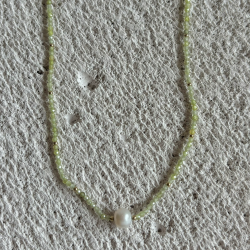 TARA NECKLACE [GREEN]