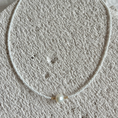 ELLIS NECKLACE [WHITE]