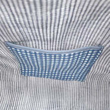 THE CARRY ALL DUFFLE BAG [FINE BLUE GINGHAM]
