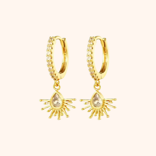 RADIANT LIGHT EAR HOOPS