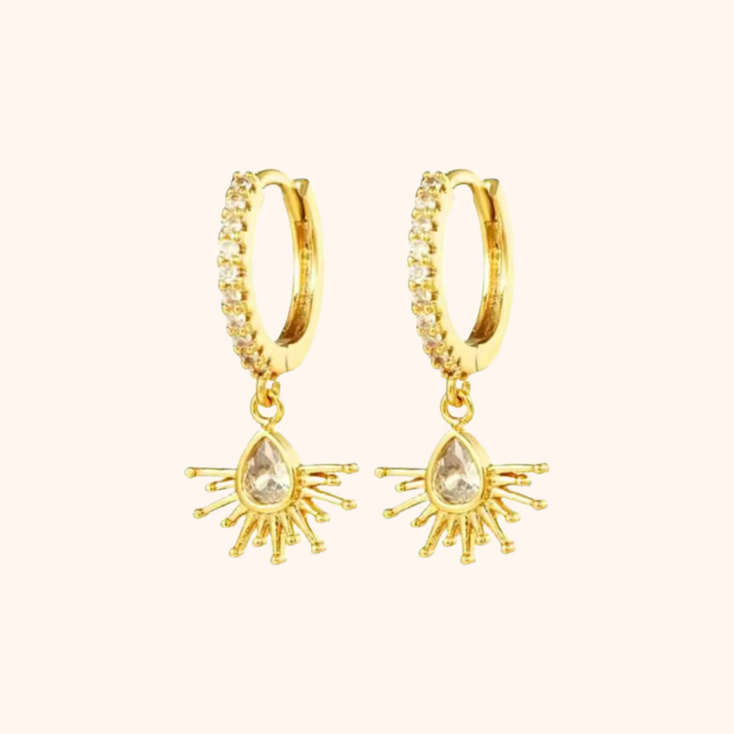 RADIANT LIGHT EAR HOOPS