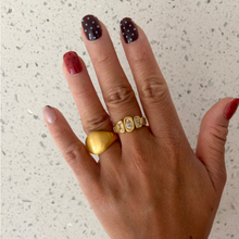 BUBBLE BEZEL CZ RING