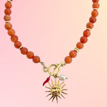 SPICY SOL BEADED NECKLACE [ORANGE]