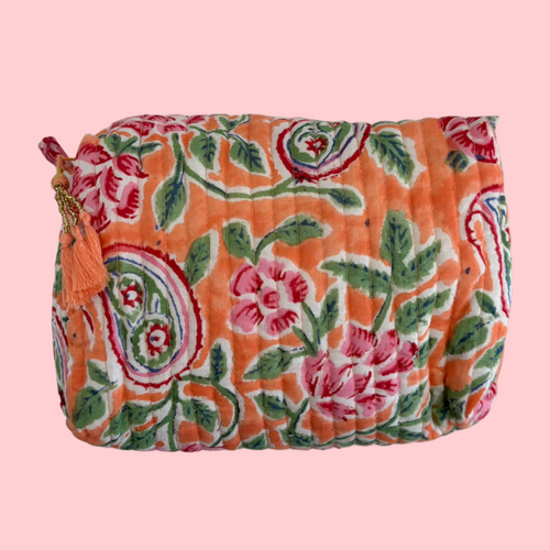 INDIE COSMETIC BAG [CORAL GARDEN]