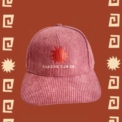 SOL CORDUROY CAP [ROSE]
