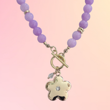 FLOWER MARKET BEADED NECKLACE [LILAC]