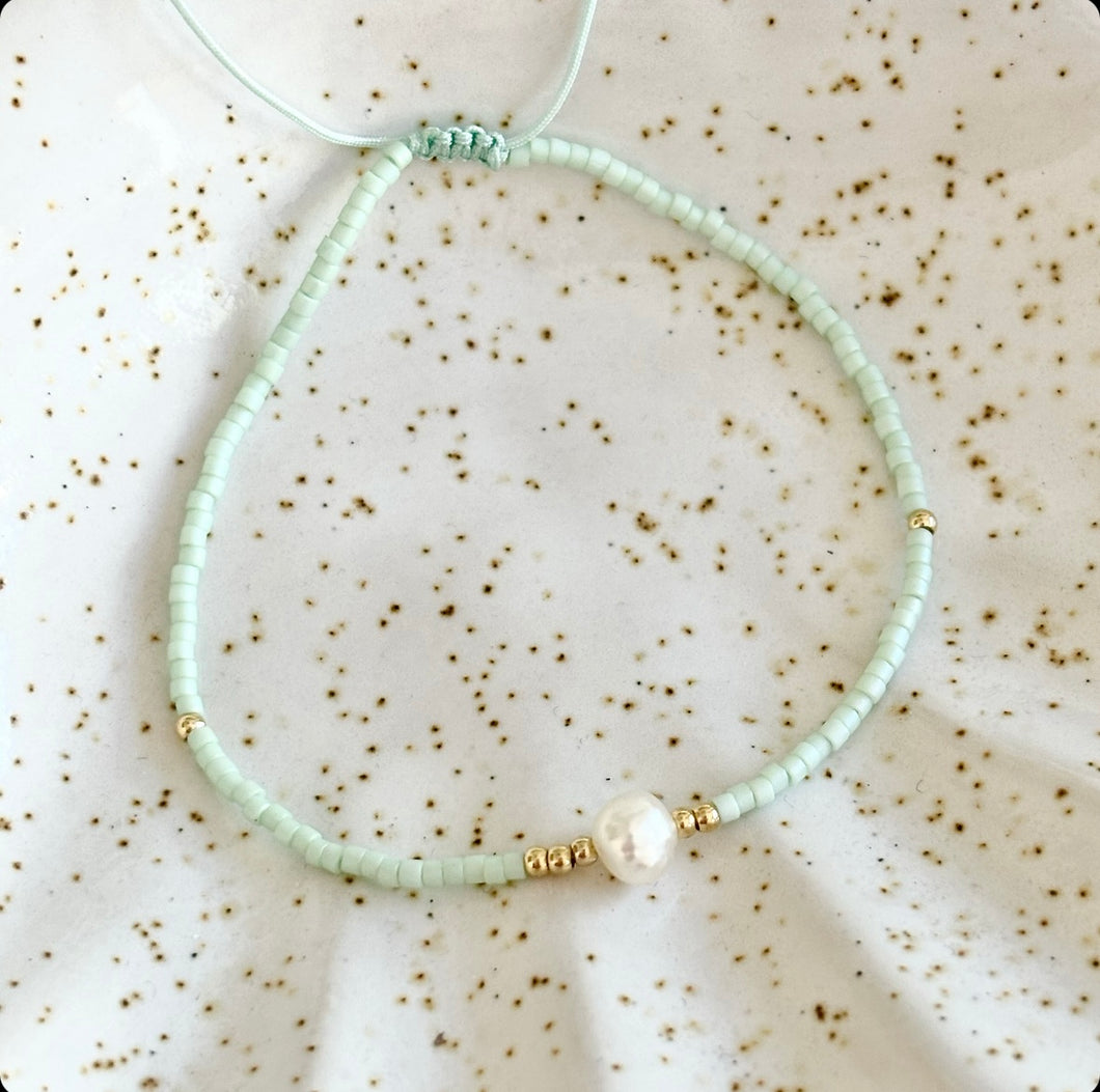 PEARLY BRACELET [SEA FOAM]