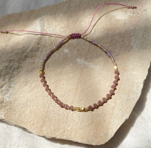 BLISSING BRACELET (PURPLE AGATE)