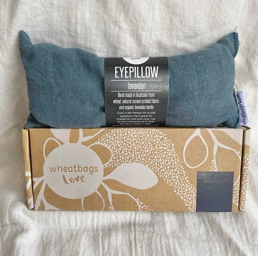 SOOTHING EYE PILLOW [LINEN-INDIGO]